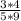 \frac{3*4}{5*9}