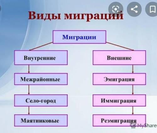 Що таке міграція? Охарактеризуйте види міграцій на території України.