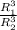 \frac{R^{3}_{1}}{R^{3}_{2}}