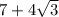 7+4\sqrt{3}