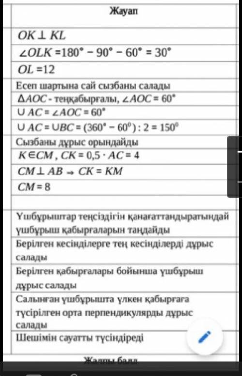 Геометрия тжб 7 сынып 4 тоқсан 2 нұсқа жауабы керек