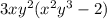 3xy^{2} (x^{2} y^{3} -2)