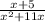 \frac{x+5}{x^{2} +11x}