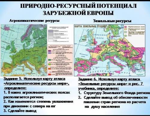 нужен ответ Дать характеристику природно-ресурсному потенциалу и отраслевой структуре Зарубежной Евр