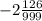 -2\frac{126}{999}