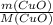 \frac{m(CuO)}{M(CuO)}