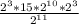 \frac{2^{3}*15*2^{10}*2^{3} }{2^{11}}