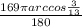 \frac{169\pi arccos\frac{3}{13} }{180}