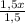 \frac{1,5x}{1,5}