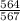 \frac{564}{567}