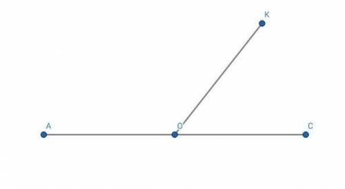 8 ( ) Угол АОС развернутый. Луч ОК разделил его на два угла АОК и КОС. Величина угла АОК на 30° боль