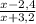 \frac{ x-2,4}{x+3,2}