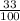 \frac{33}{100}