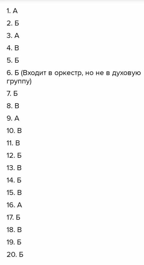 Часть А 1. «Аккорд» - это: А) созвучие из трех и более нот Б) музыкальный жанр В) музыкальный инстру