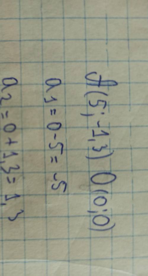 Які координати вектора АО,якщо А(5,-1,3),(О-початок координат)?