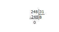 Приклади але потрібно в столбик 6372:4= 248:31= 4256:532=