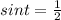 sin t =\frac{1}{2}