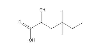 Какая формула у 4,4-диметил-2-гидроксигексановая кислота