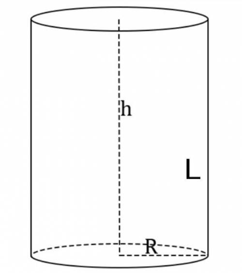 Вычислительной объем цилиндра если его радиус равен 8 см, а образующая - 10 см​