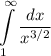 \displaystyle \int\limits^\infty_1\dfrac{dx}{x^{3/2}}