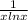 \frac{1}{xlnx}