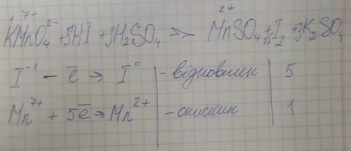 Визначте ступені окиснення атомів, запишіть електронні рівняння, вкажіть окисник і відновник та пост