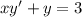 xy'+y=3