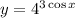 y=4^{3\cos x}