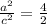 \frac{a^{2} }{c^{2} }=\frac{4}{2}