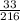 \frac{33}{216}