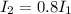 I_2=0.8I_1