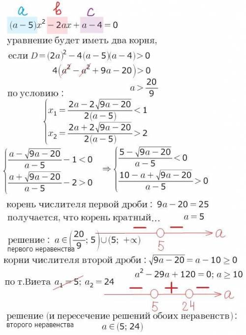 решить параметр ответ (5;24)