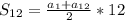 S_{12}=\frac{a_1+a_{12}}{2}*12