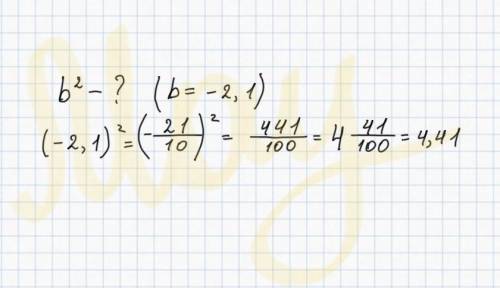 Найдите значение выражения:при b = -2,1​