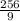 \frac{256}{9}