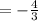 =-\frac{4}{3}