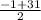 \frac{-1+31}{2}