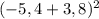 (-5,4+3,8)^{2}