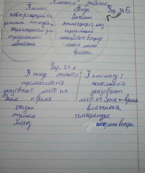 36А. Чем отличается климат от погоды? О чем говорят, указывая место и время, а о чем —только указыва