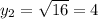 y_2=\sqrt{16}=4