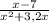 \frac{x-7}{x^{2} +3,2x}