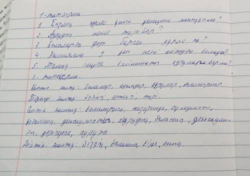 Мәтінді мұқият оқыңдар. «Идеялар жинау» әдісімен тақырып бойынша сұрақтар 1.дайындап, өзара ой бөліс