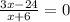 \frac{3x - 24}{x + 6} = 0