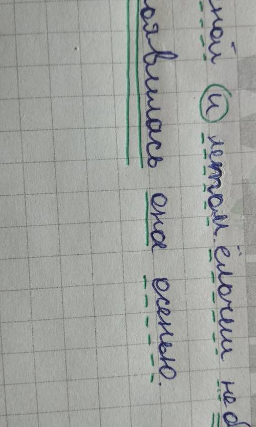 ТОЛЬКО БЕЗ ОШИБОК ЕСЛИ НЕ УВЕРЕНЫ НЕ ПИШЕТЕ ЗАДАНИЕ : Предложение:Весной и летом ёлочки не было ,а п