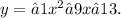 y=−1x^2−9x−13.