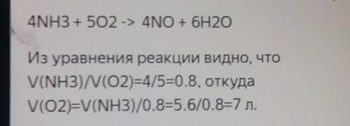 Какой объем кислорода потребуется для сжигания 8 л аммиака​