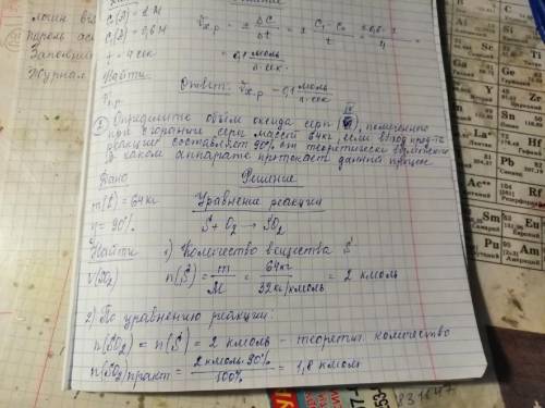 1 определите объём оксида серы (IV), полученного при сгорании серы массой 64кг, е сли выход продукта