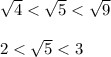 \sqrt{4}