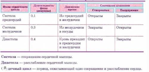 Конспект по биологии восьмой класс тема: движение крови по сосудам регуляция кровоснабжения