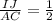 \frac{IJ}{AC}=\frac{1}{2}